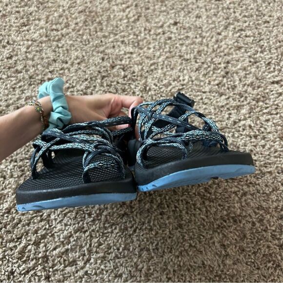 Chaco Women's ZX/3 Classic Strappy Sandals Blue Hollow Eclipse Size 11 Outdoor - Picture 3 of 8